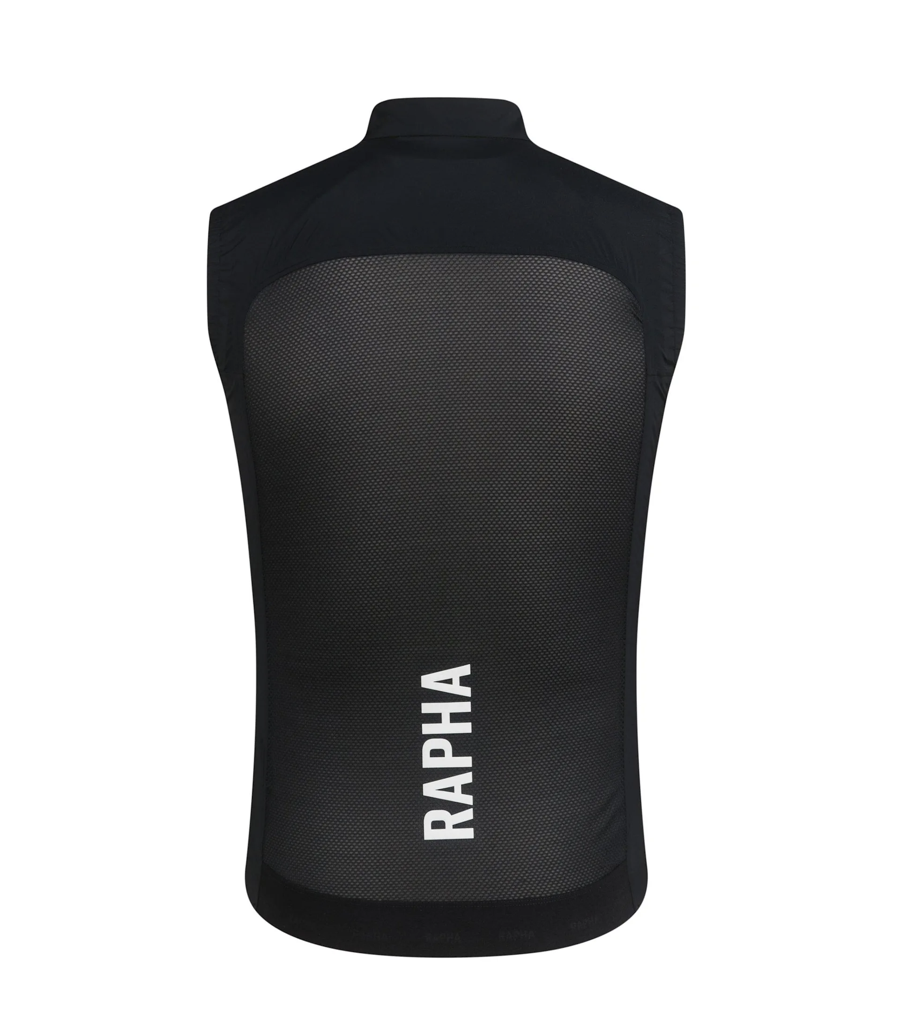 RAPHA Pro Team Lightweight Gilet II Onyx / Silver Reflective Men